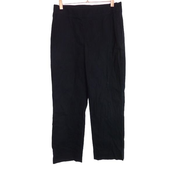 Banana Republic Lindsey Black Trousers Dress Pants 6 Stretch - Picture 1 of 6